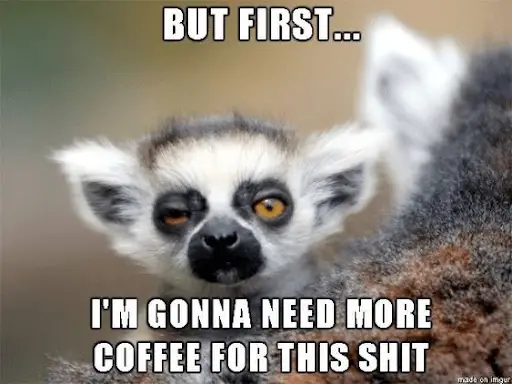 i need coffee meme