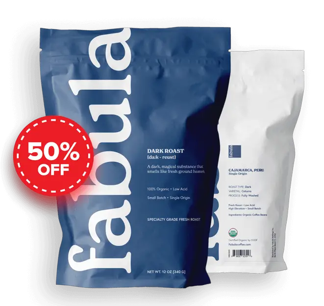 fabula coffee 50% discount