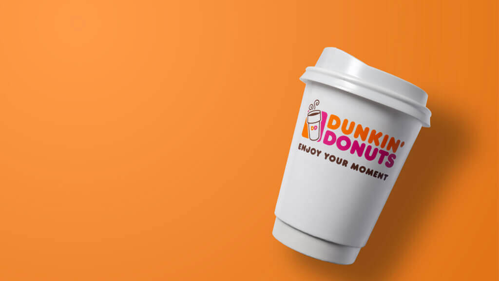 dunkin cup size