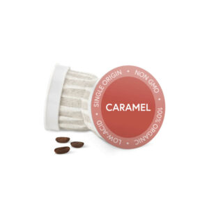 Caramel coffee pods