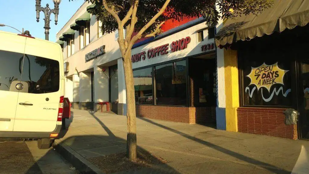 Andy's Coffee Shop in Pasadena