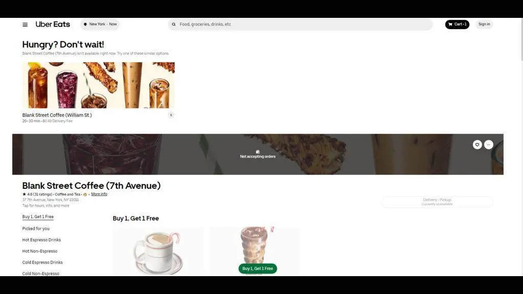 Experience the Tech Inspired Coffee Shop: Blank Street Coffee Menu Prices 4 order blank street coffee1