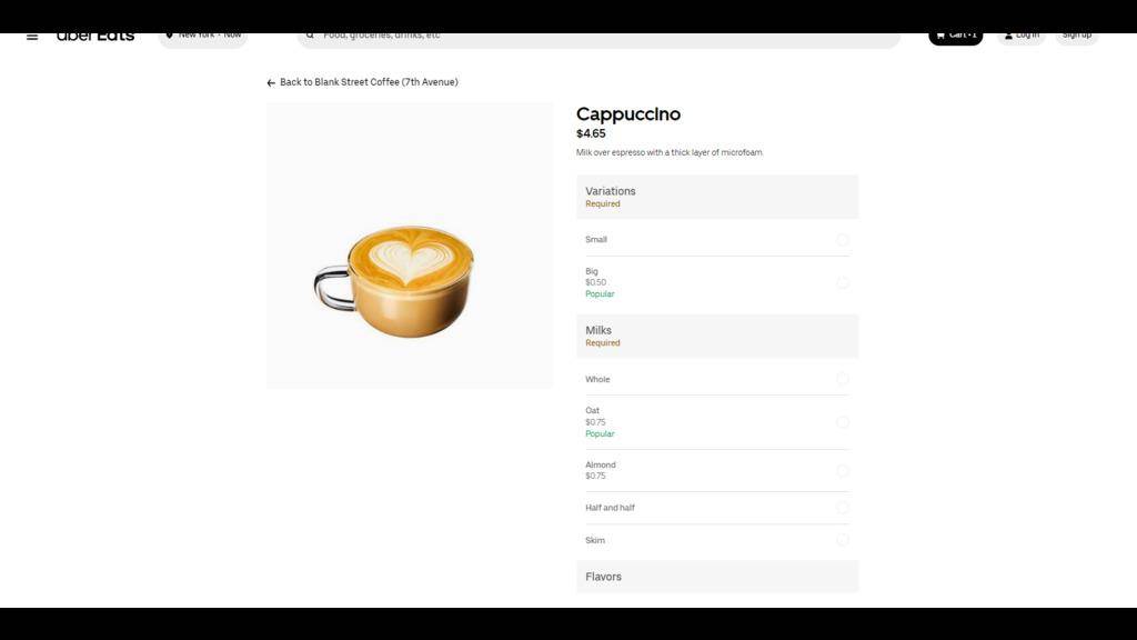 Experience the Tech Inspired Coffee Shop: Blank Street Coffee Menu Prices 6 order blank street coffee3