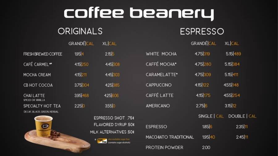 coffee beanery originals espresso