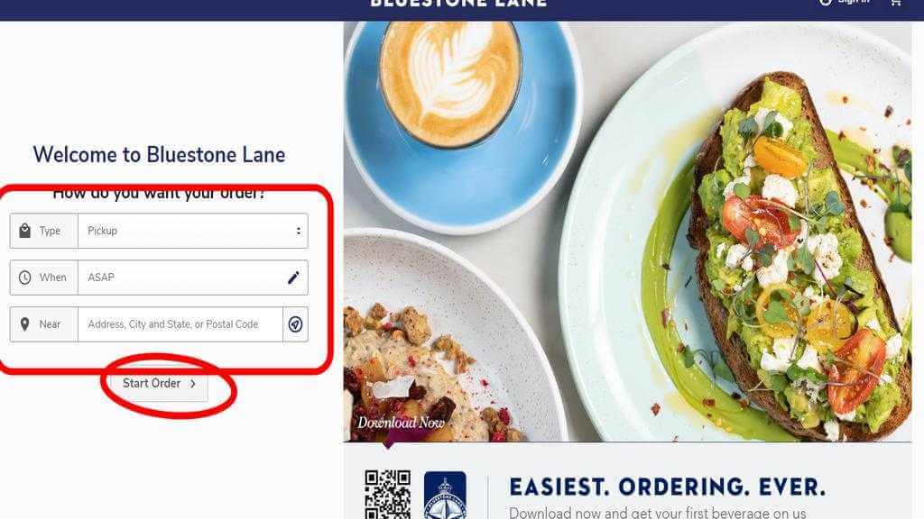 How to Order from Bluestone Lane Coffee 3