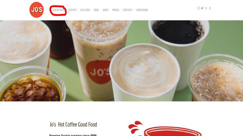 How to order from Jo's Coffee 2