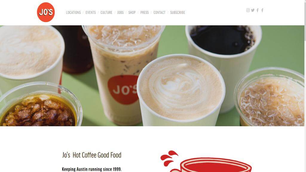 How to order from Jo's Coffee 1