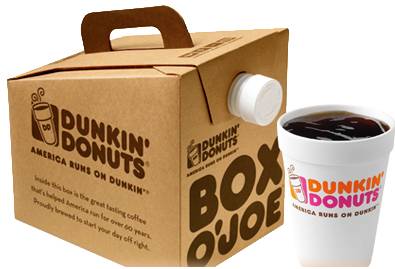 What Is Dunkin' Donuts Box of Joe