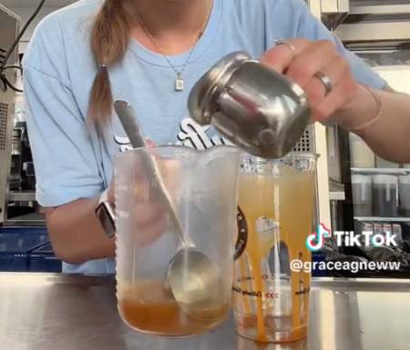 Get Your Caffeine and Sugar Fix with 7 Brew's Iced Blondie Recipe 4 add double shots of espresso