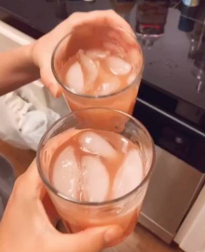 enjoy hot pink barbie drink