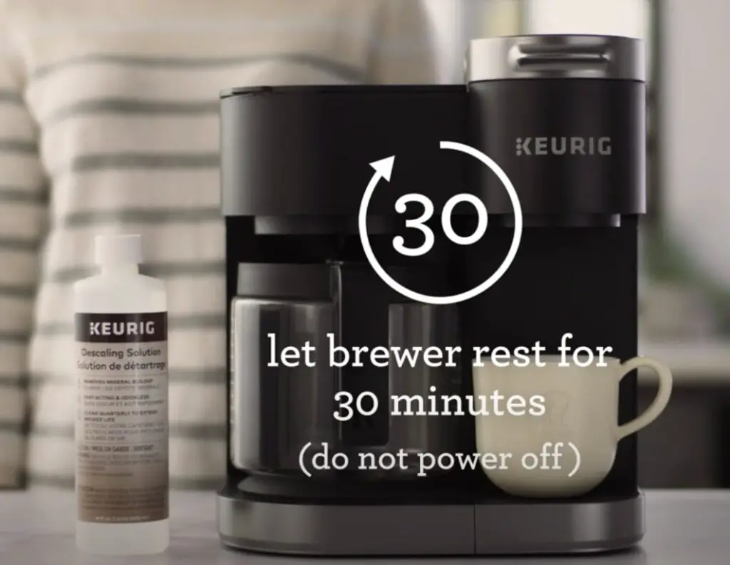 Keurig Duo stand for 30 minutes