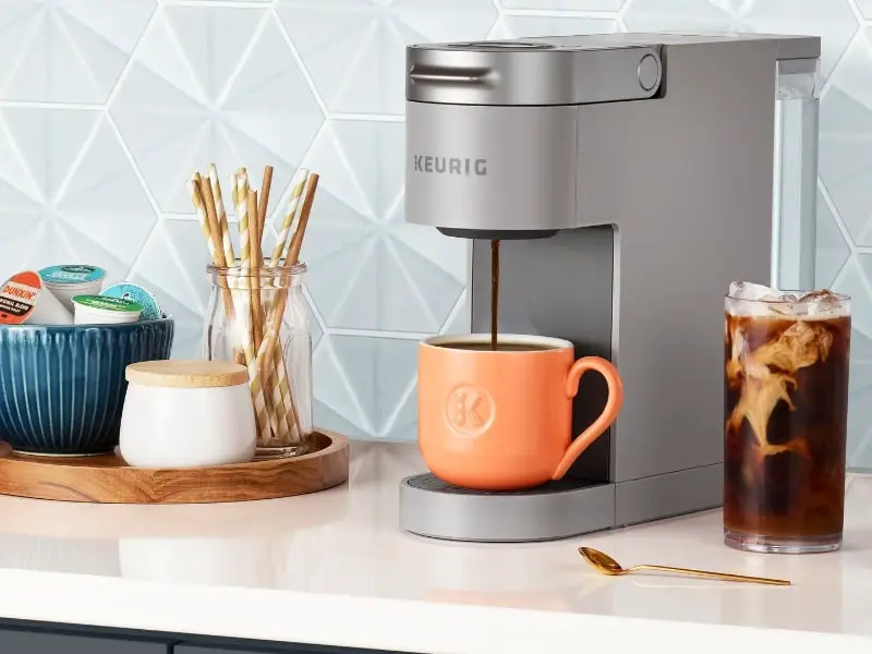 how to reset descale light on keurig slim