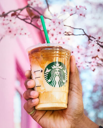 starbucks Upside Down Iced Caramel Macchiato