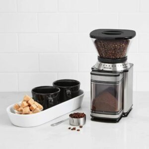 CUISINART Coffee Grinder, Electric Burr One-Touch Automatic Grinder with18-Position Grind Selector, Stainless Steel, DBM-8P1