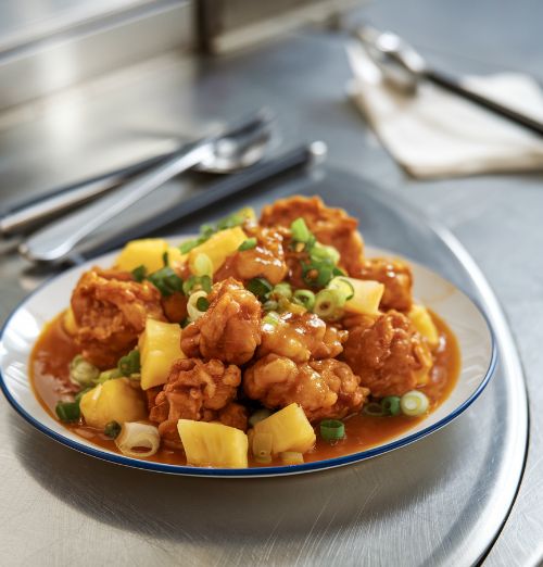 quick 3-Step Chinese Pineapple Chicken