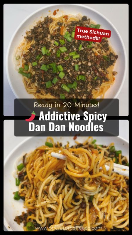 Addictive Spicy Dan Dan Noodles