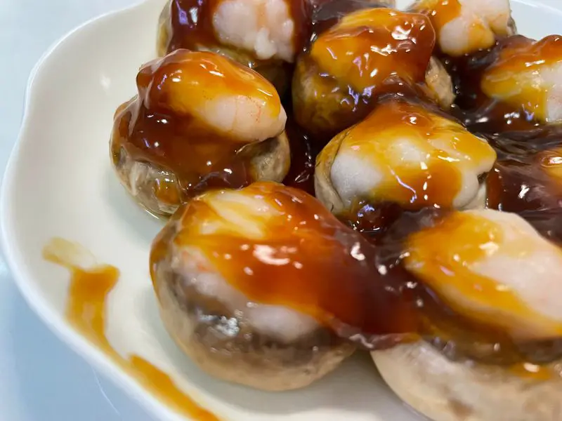 Chinese Shrimp Stuffed Mushrooms recipe healthy quick