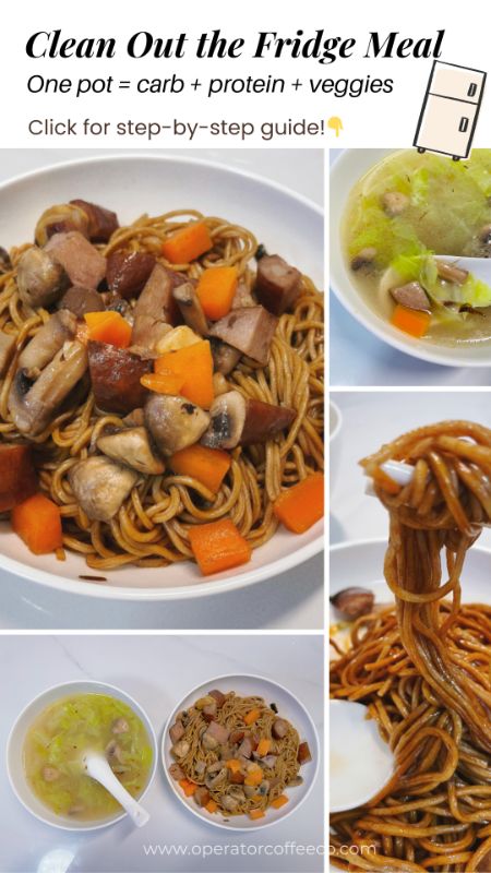 Clean Out the Fridge Meal pin image for saving
