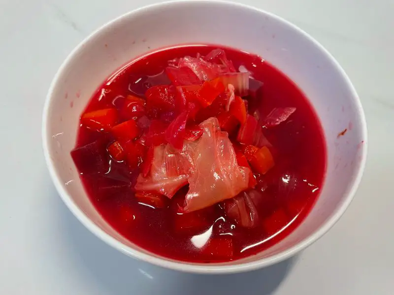 Vegan Beet & Cabbage Detox Soup feature image