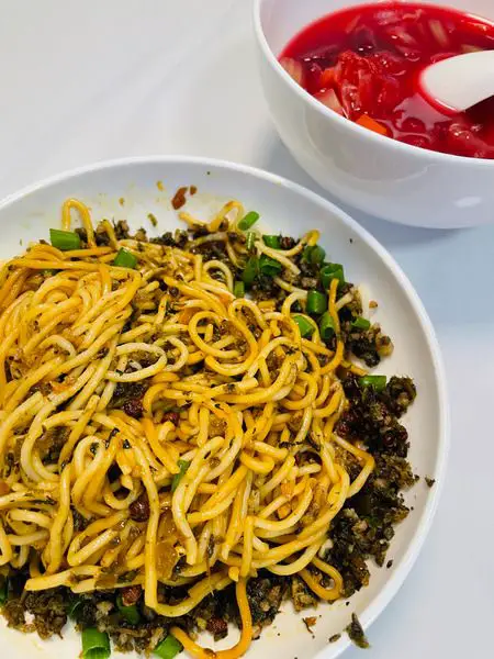 Vegan Detox Soup Sichuan Spicy Dan Dan Noodles