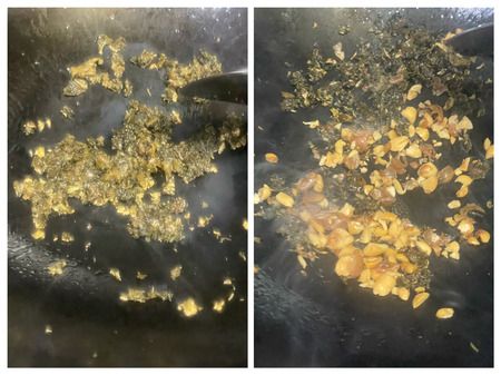 step 2 stir-fry the Suimi Yacai and peanuts