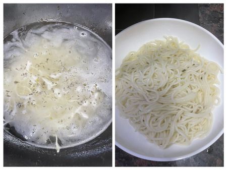 step5 boil the noodles