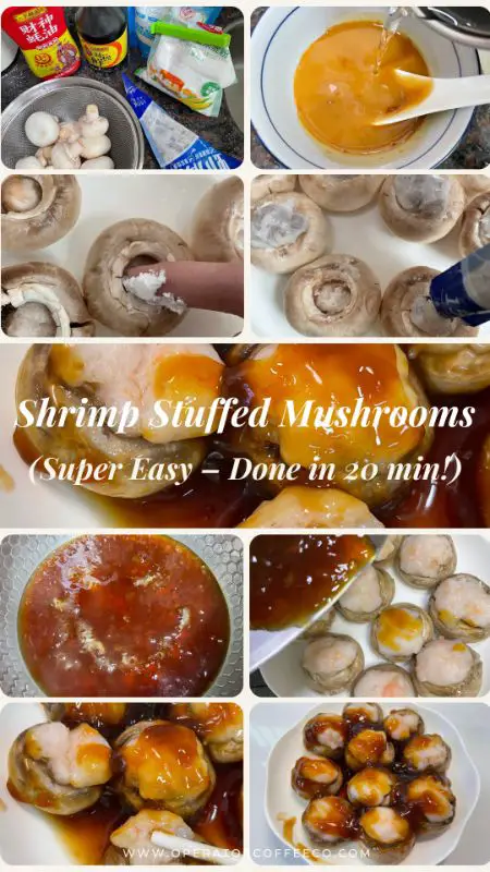 super easy Shrimp Stuffed Mushrooms recipe